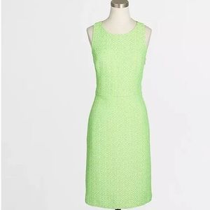 J. Crew Women Tweed Sheath Dress Racerback Sz 4